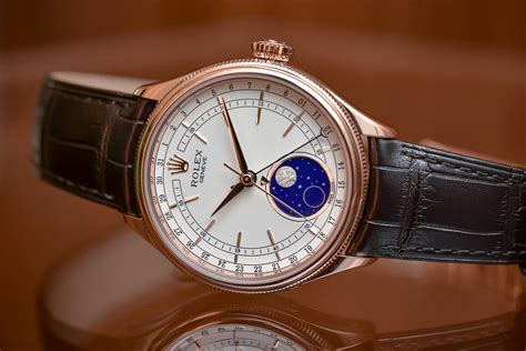 rolex celini brown|rolex cellini moonphase.